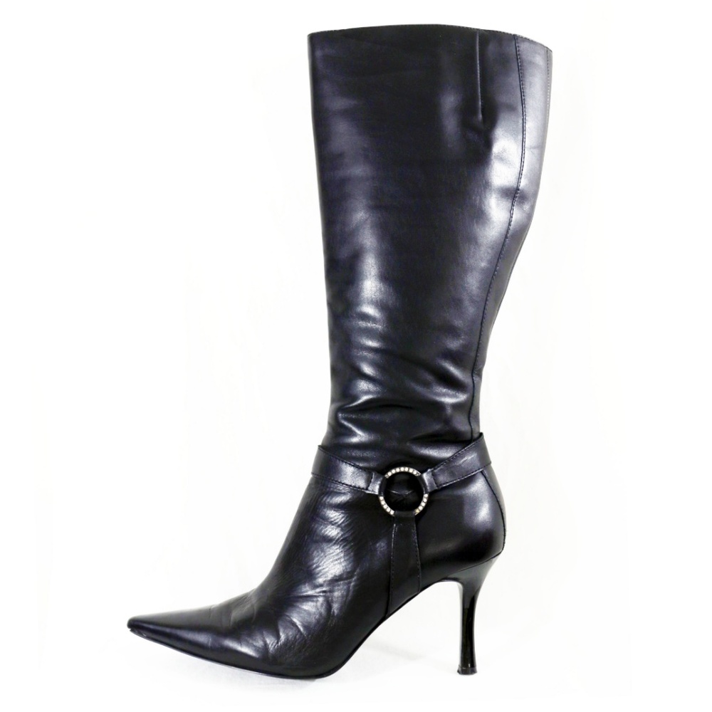 MERCER & MADISON Genuine Leather Knee-High Boots